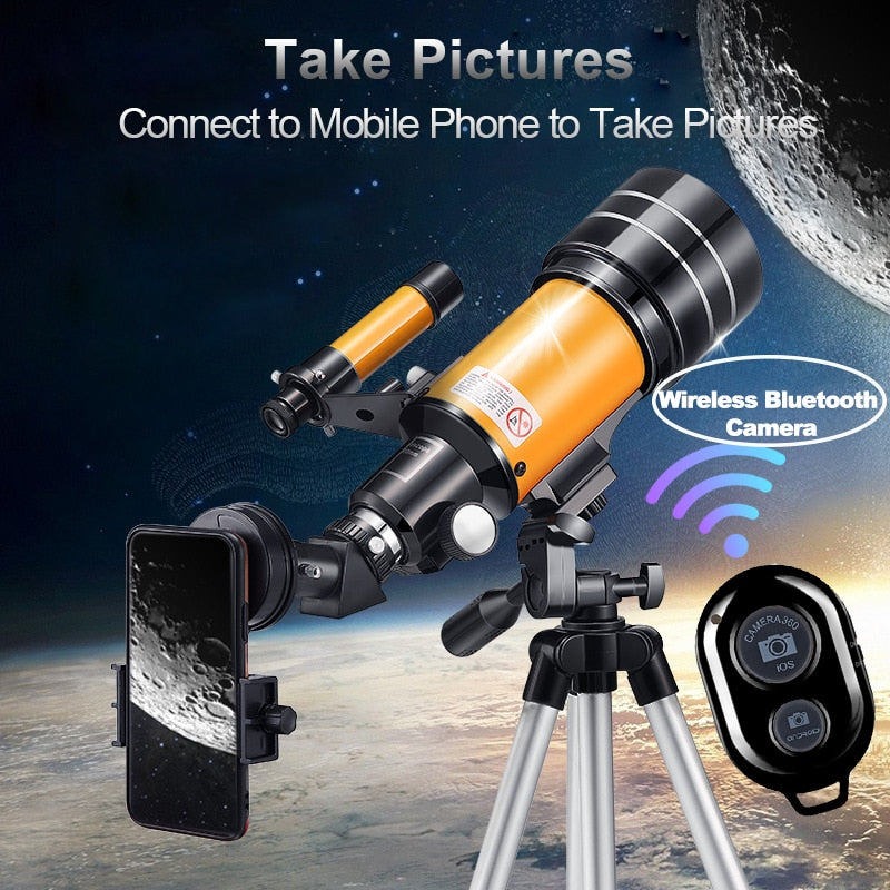 Professional Astronomical Telescope 150 Times Zoom HD - littleblackbears