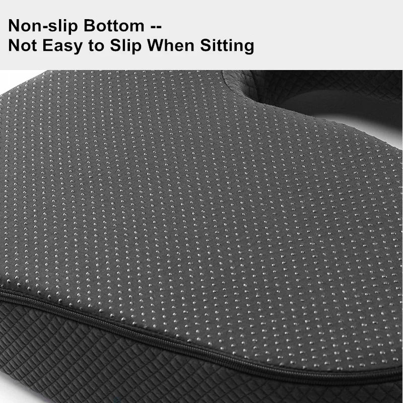 Orthopedic Pain Relief Memory Foam Seat Cushion for Car Seat or Office Chair