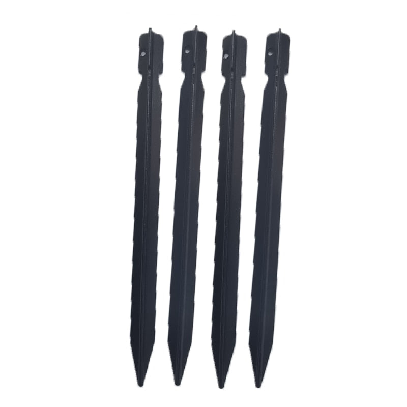 18cm Tent Pegs Aluminum Tent Stakes Nail For Camping Tent Rope Ultralight Tent Accessories - littleblackbears