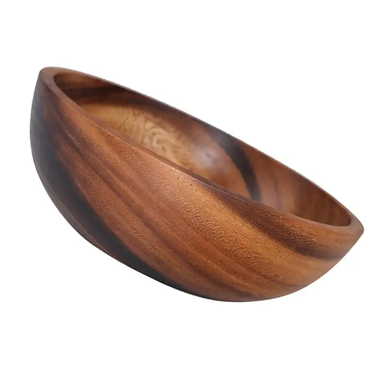 Natural Wooden Fruit or Salad Bowl