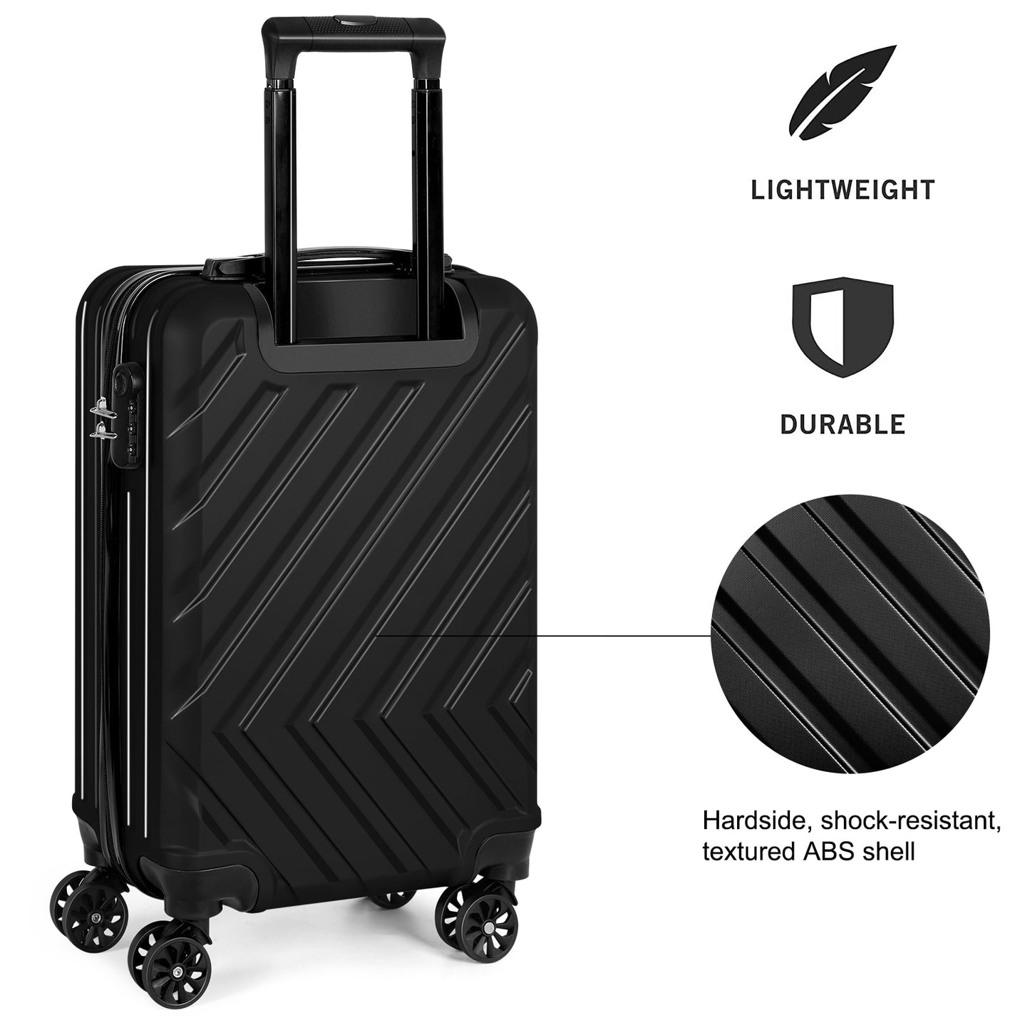 Small Boardable Boarding 20 inch Luggage With Spinner Wheels