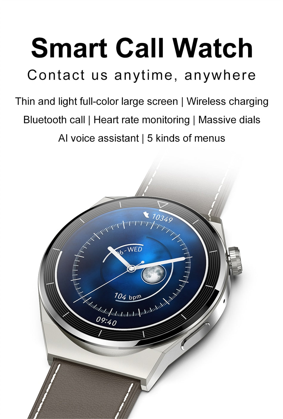 2023 Smart Watch HD Screen Heart Rate Bluetooth Call