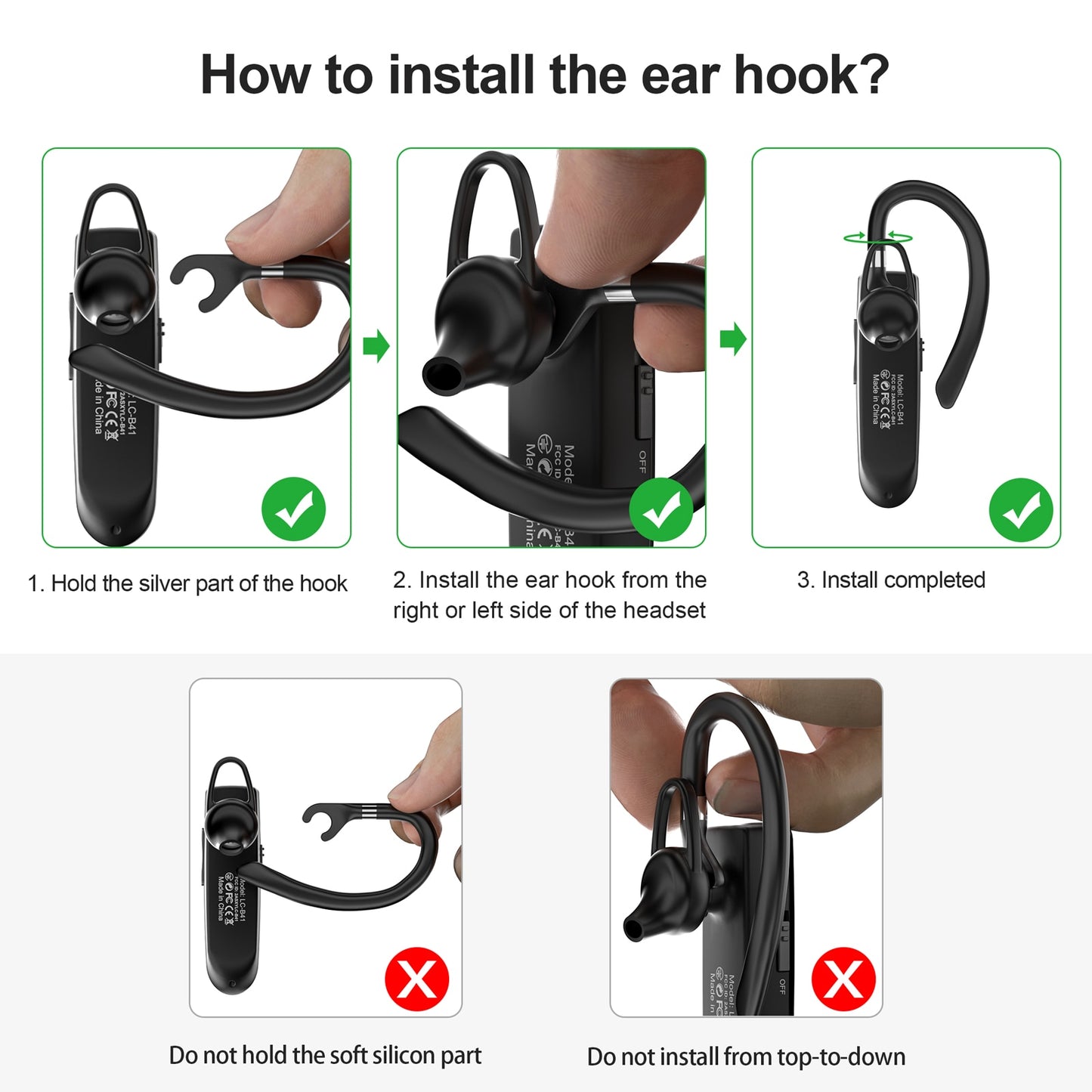 Bee Bluetooth Wireless Headset with Mic