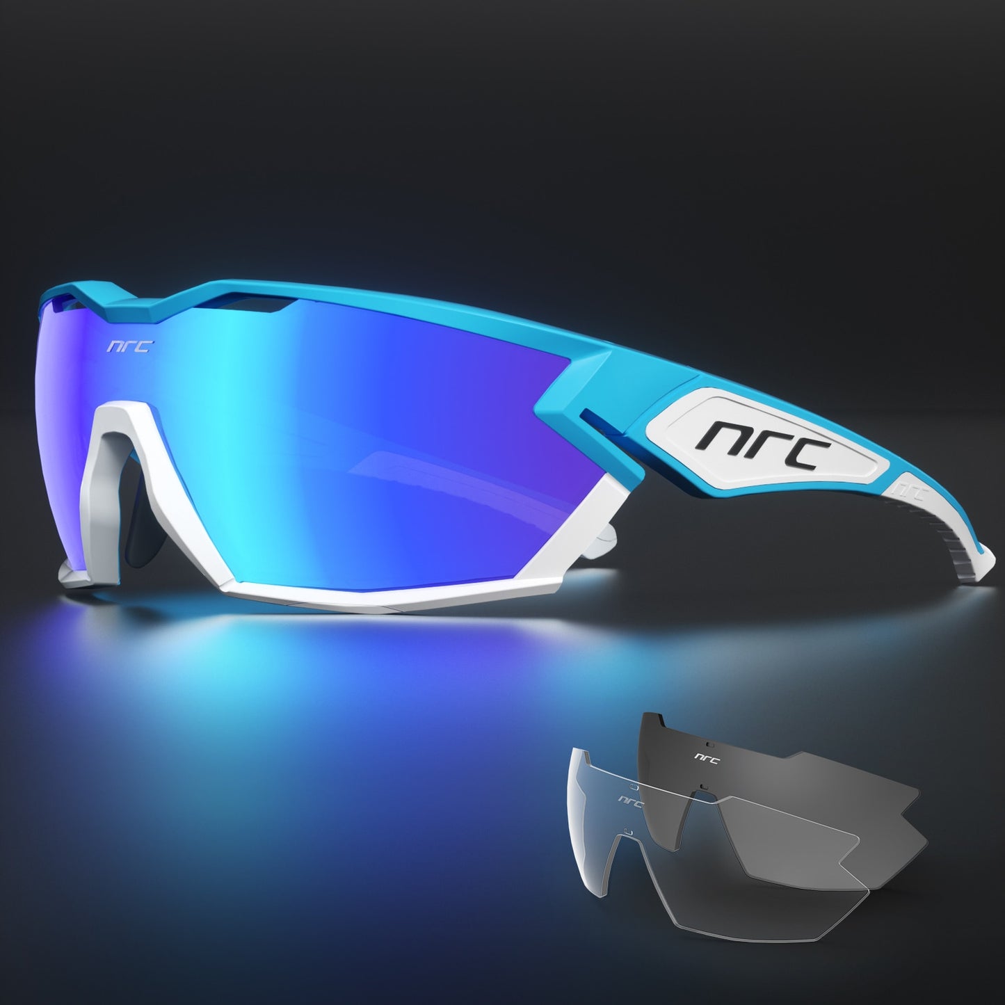 2023 NRC P-Ride Photochromic Cycling Glasses man Mountain Bike - littleblackbears