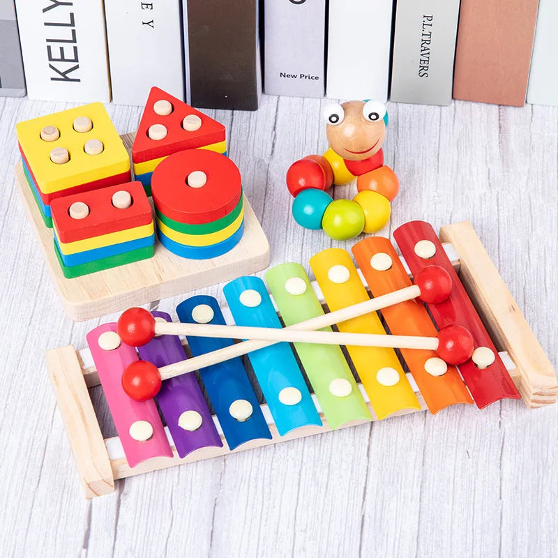 Educational Montessori Wooden Toys for Children