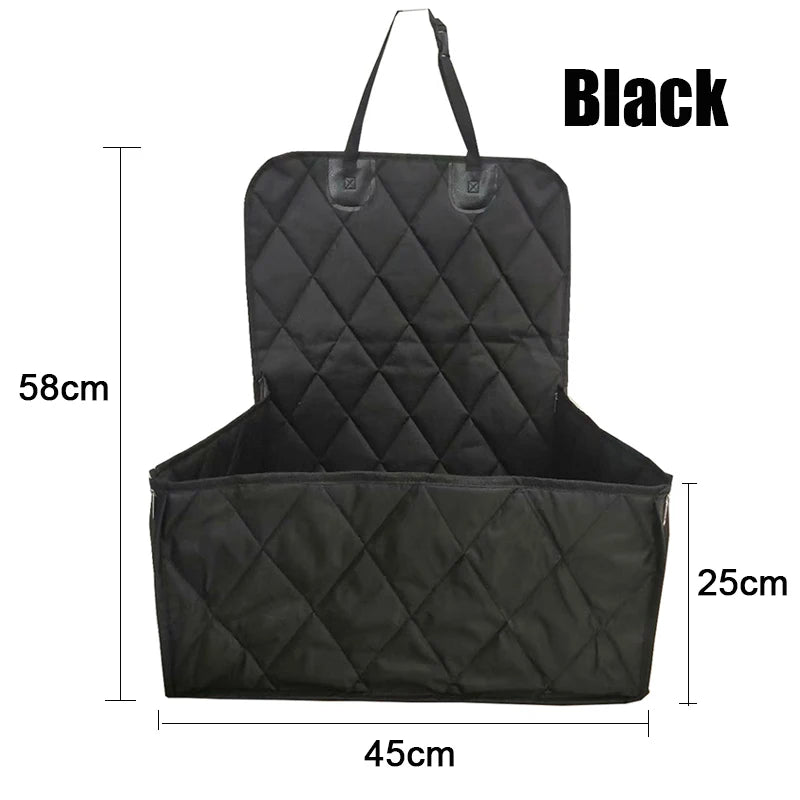 2 in 1Waterproof Oxford Pet Carriers Dog Car Seat Cover Folding Hammock Mat Carrying for Dogs Cats Transportin Safety Belt Cushi