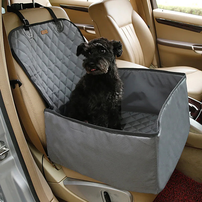 2 in 1Waterproof Oxford Pet Carriers Dog Car Seat Cover Folding Hammock Mat Carrying for Dogs Cats Transportin Safety Belt Cushi