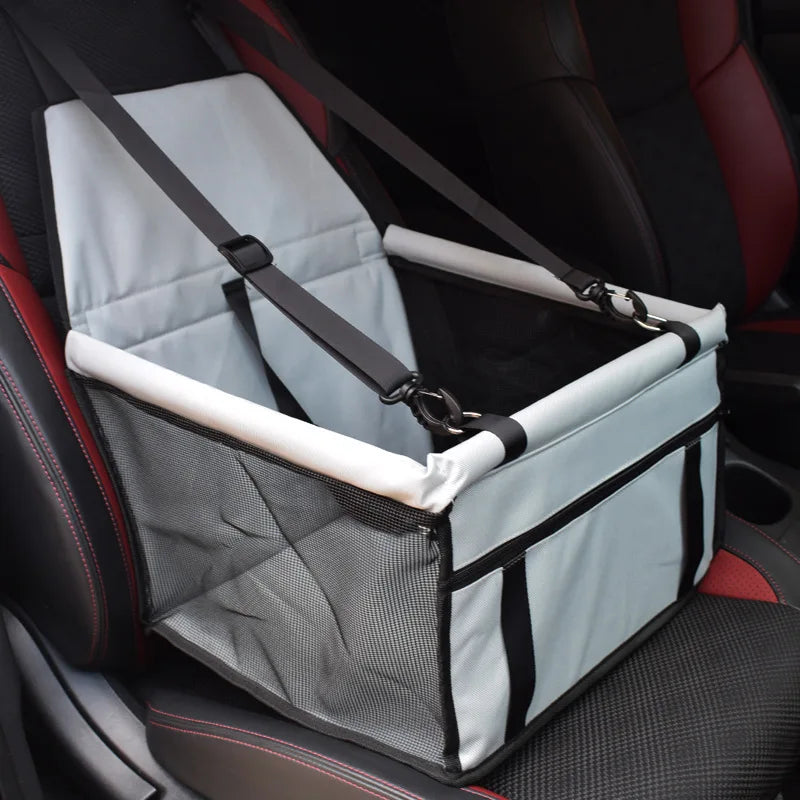 2 in 1Waterproof Oxford Pet Carriers Dog Car Seat Cover Folding Hammock Mat Carrying for Dogs Cats Transportin Safety Belt Cushi