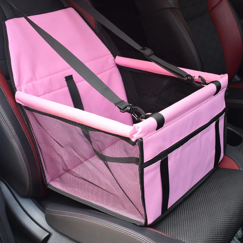 2 in 1Waterproof Oxford Pet Carriers Dog Car Seat Cover Folding Hammock Mat Carrying for Dogs Cats Transportin Safety Belt Cushi