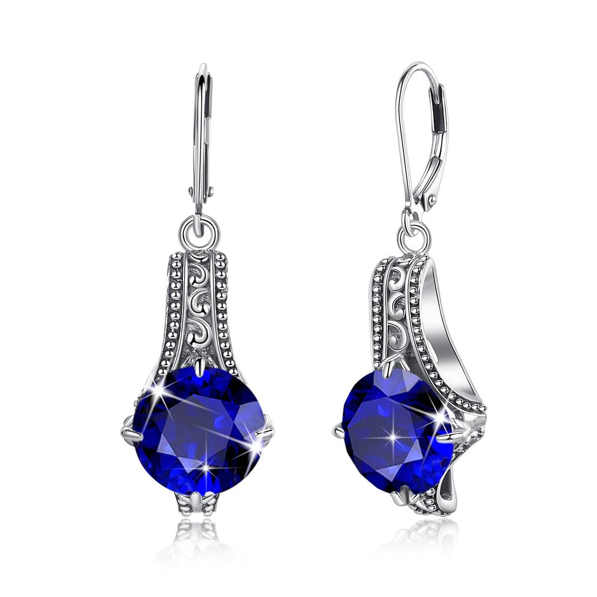 High Quality Sterling Silver Drop Earrings