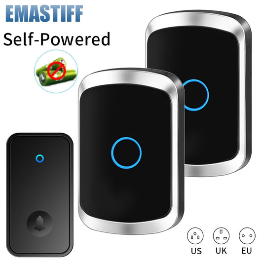 Wireless Doorbell/ No Battery required/Waterproof