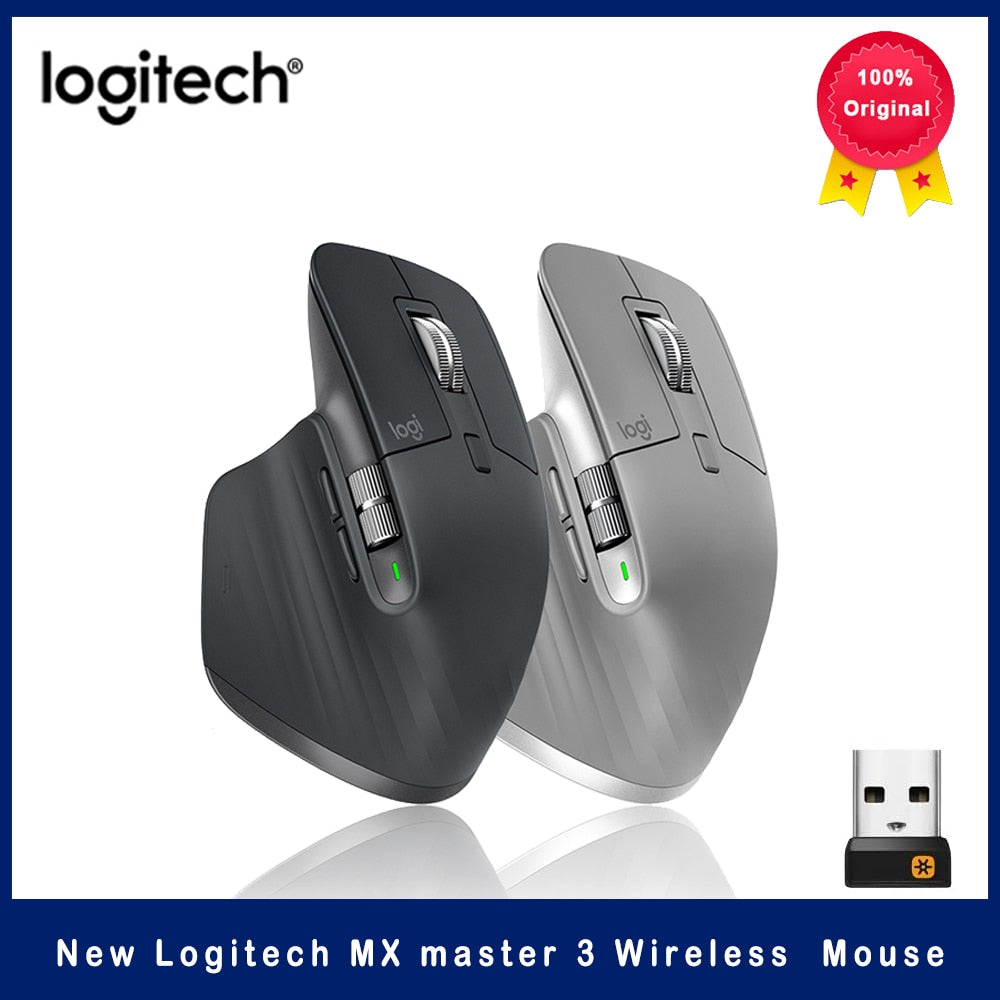 Logitech Upgraded MX Master 3/Master 2S/Anywhere 2S/Master 3S Wireless Bluetooth Mouse 2.4G Low Noise Ergonomic Design Mouse - littleblackbears